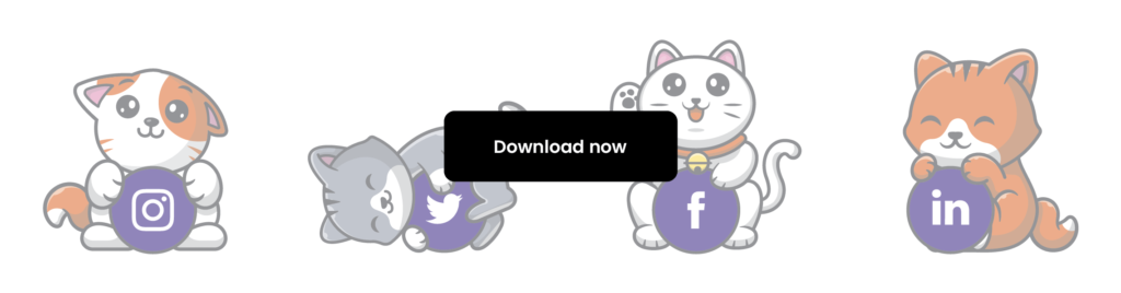 Free Cat Social Media Vector Icons