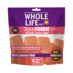 A package of Whole Life Pet Real Foodie for cats Wild Salmon Fillet