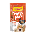 A bag of Friskies Party Mix